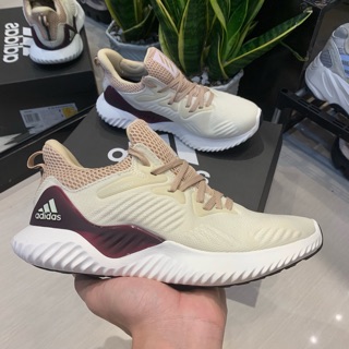 | Free ship | Giày Adidas Alpha Bouce Trắng Sữa Nữ- depnhatvbb