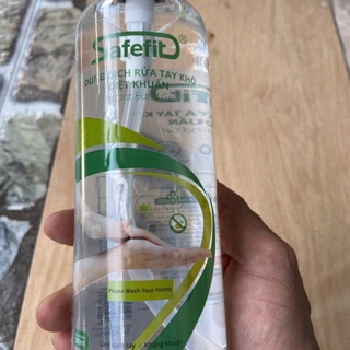 Gel rửa tay khô Safefit dung dịch rửa tay diệt khuẩn 500ml