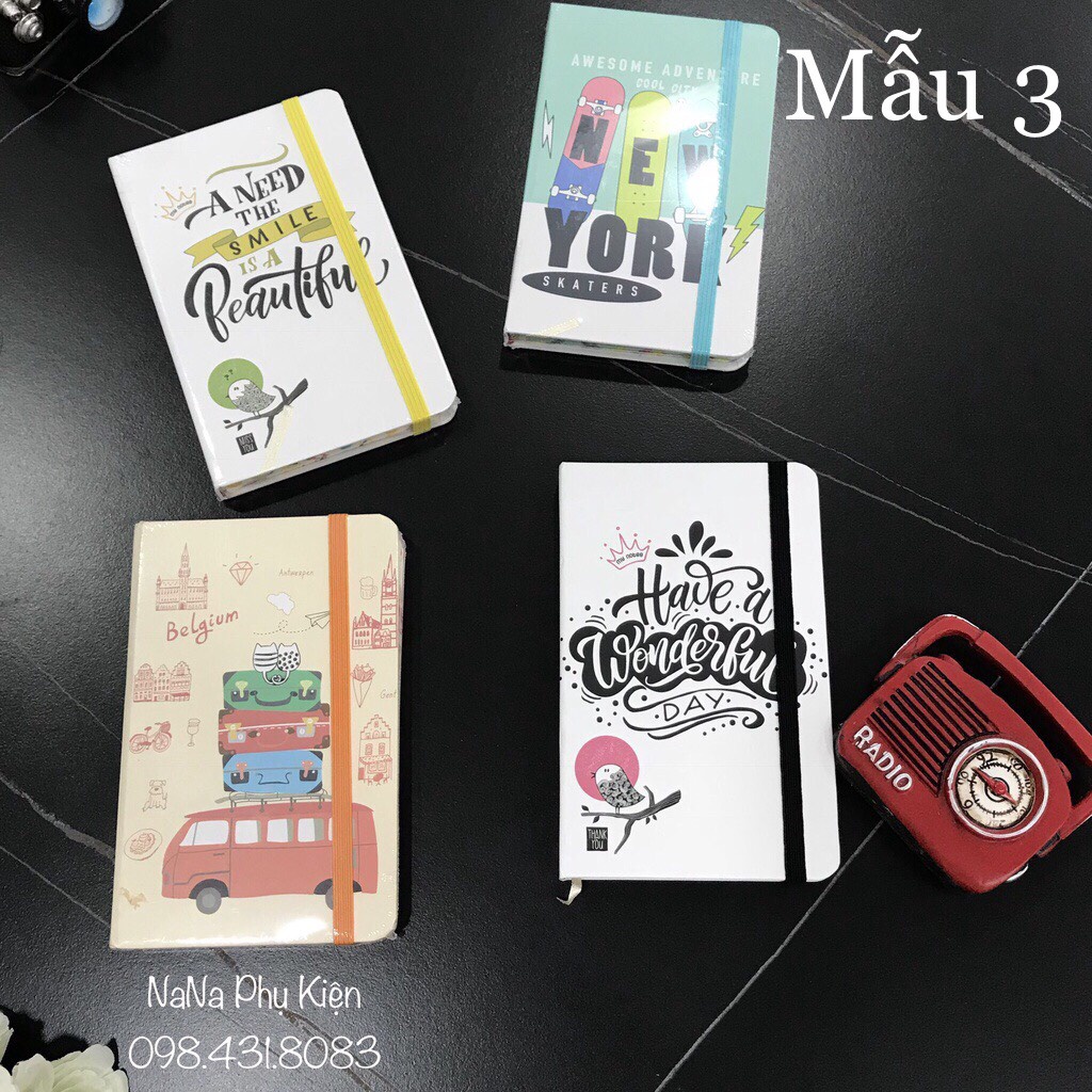 Sổ Tay Phong Cách VinTage, Cổ Điển Nhiều Mẫu