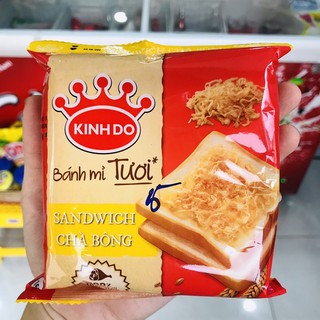 Lốc 10 Bánh mì tươi SANDWICH chà bông KINH ĐÔ 40 gram