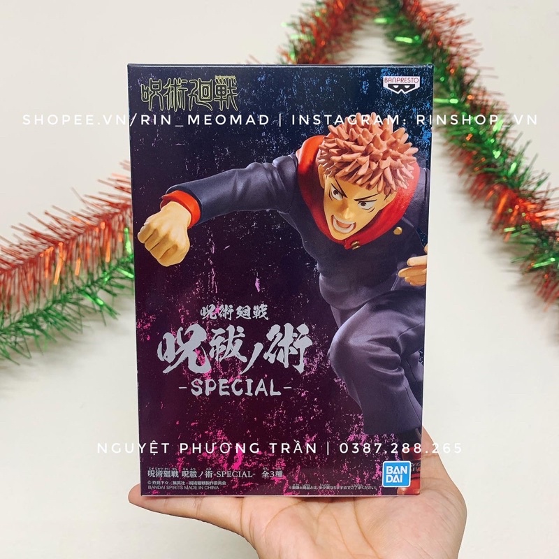 Mô Hình Chính Hãng Jujutsu Kaisen - Cursed Technique -Special- Megumi Fushiguro - Gojo Satoru - Yuji Itadori