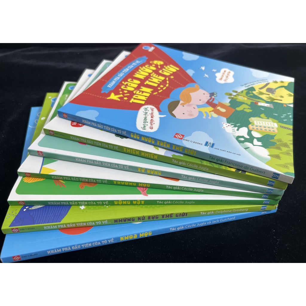 Sách - Khám phá đầu tiên của tớ về TỪ VỰNG, ĐỘNG VẬT, THIÊN NHIÊN, THẾ GIỚI ...(tùy chọn lẻ)