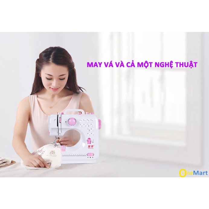 Máy May mini gia đình FHSM 505A 12 Kiểu May - Máy Khâu Đa Năng ⚜️ Bảo Hành 1 Năm ⚜️ Cao Cấp, Siêu bền, Đa dạng đường may