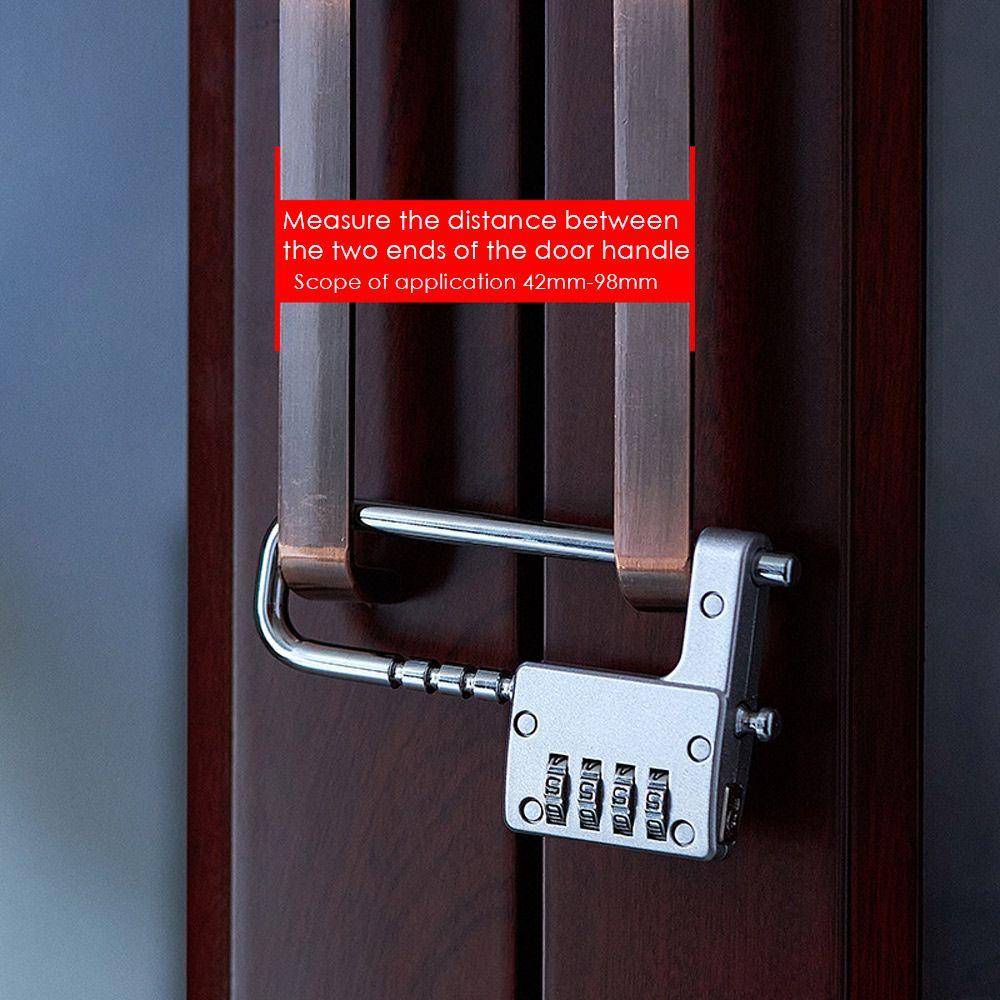 Khóa Chữ U Bằng Hợp Kim Kẽm Cứng Chống Trộm Có Thể Điều Chỉnh