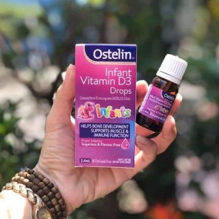 [ Thái Bình] Ostelin D3 drop cho trẻ sơ sinh (boochan)