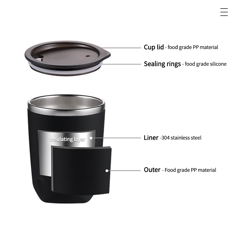 Bình Nước Giữ Nhiệt Cao Cấp 300ml