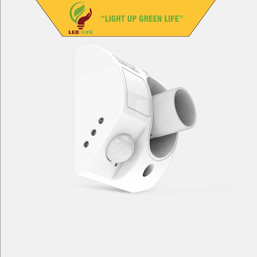ĐUI ĐÈN CẢM BIẾN hồng ngoại RẠNG ĐÔNG E27 300W, tự động bật tắt đèn khi có chuyển động BH 1 năm