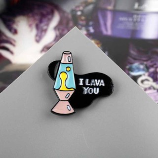 Huy hiệu cài áo hình ngọn lửa núi lửa