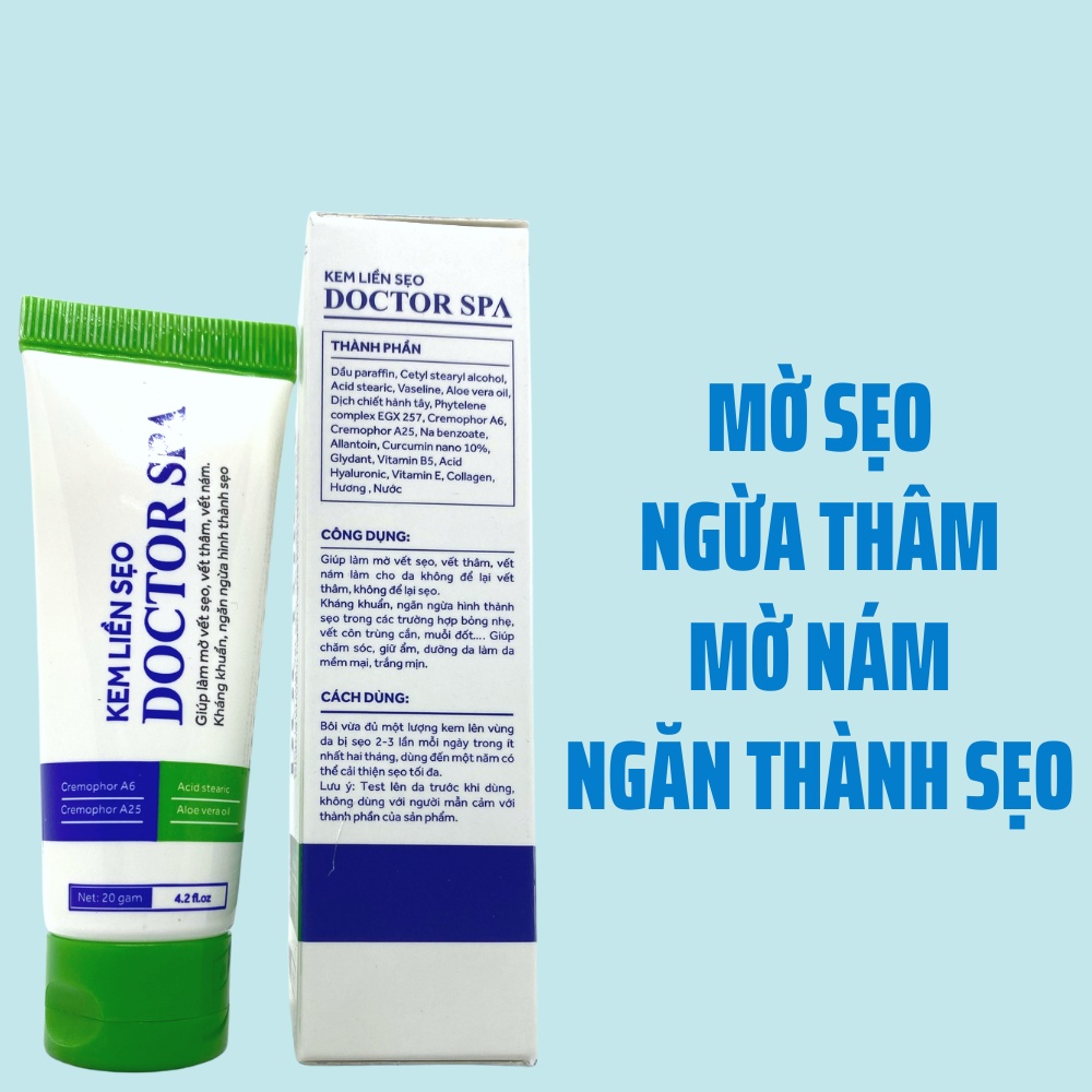 Kem Liền Sẹọ, Mờ Thâm Nám Dr.Spa Vshine- Tuýp 22gr