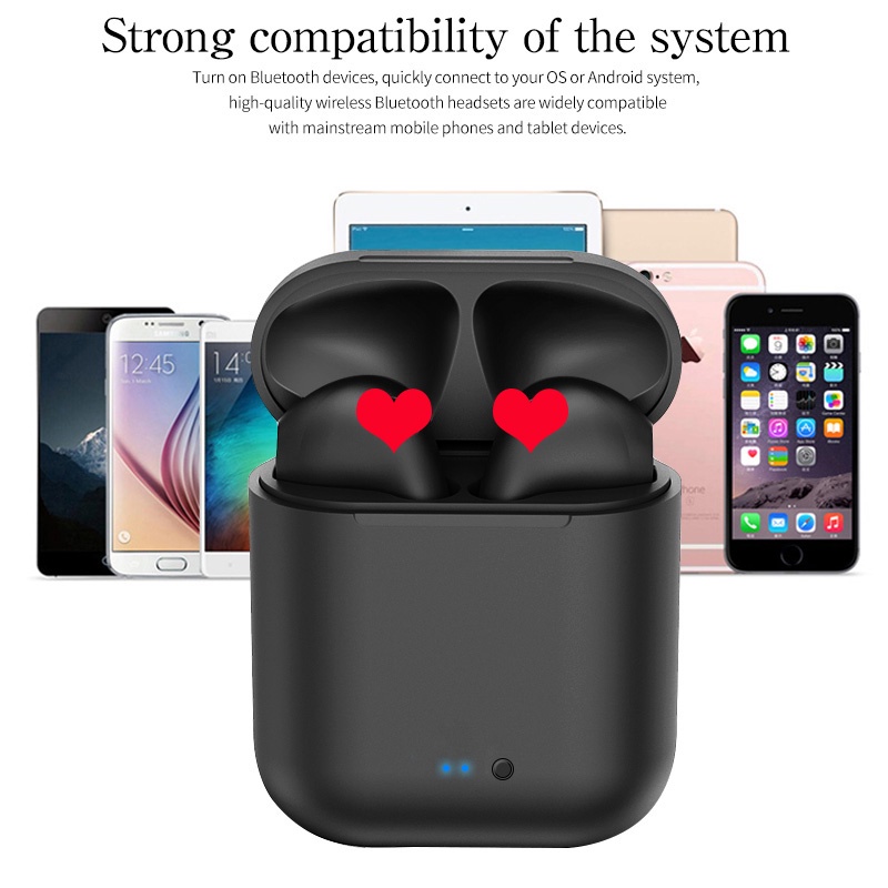 Tai Nghe Bluetooth 5.0 I7S Thiết Kế ko dây Tws Kèm Hộp Sạc Cao Cấp