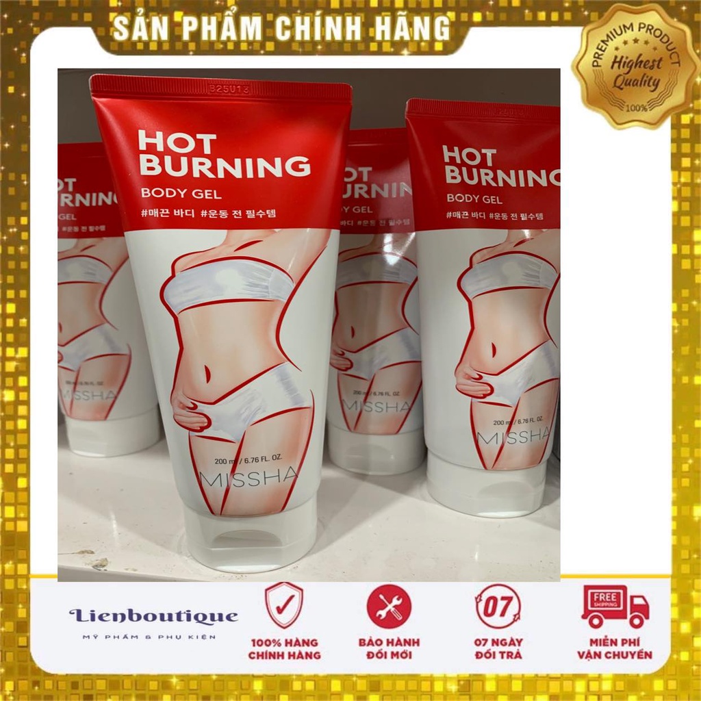 Kem Tan Mỡ Bụng Missha CHÍNH HÃNG Gel Tan Giảm Mỡ Bụng Đùi Eo Hiệu Quả Và An Toàn Missha Hot Burning Hàn Quốc