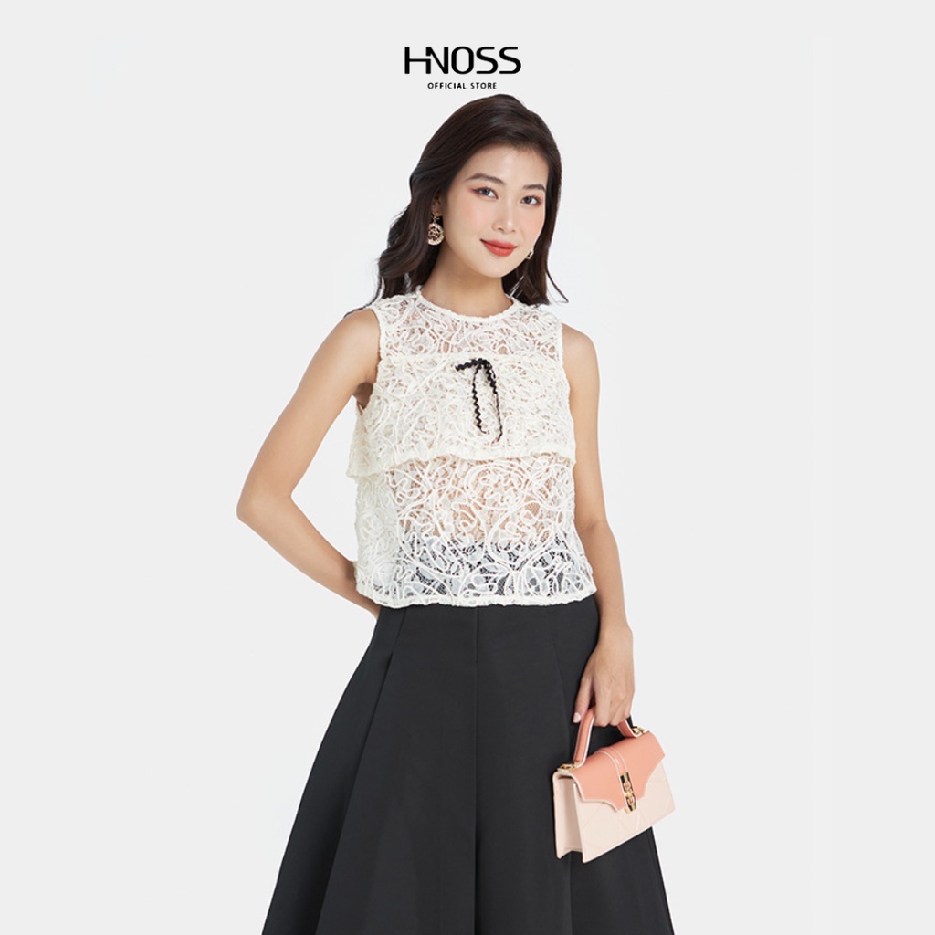 Áo Ren Sát Nách Thời Trang Nữ HNOSS Thiết Kế Tầng HNAKI058