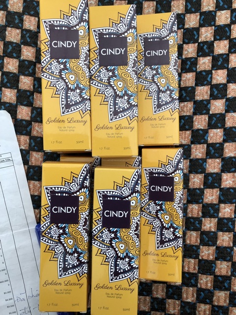 NƯỚC HOA CINDY GOLDEN LUXURY CHÍNH HÃNG