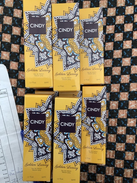 [GIÁ SỈ] NƯỚC HOA CINDY GOLDEN LUXURY CHÍNH HÃNG