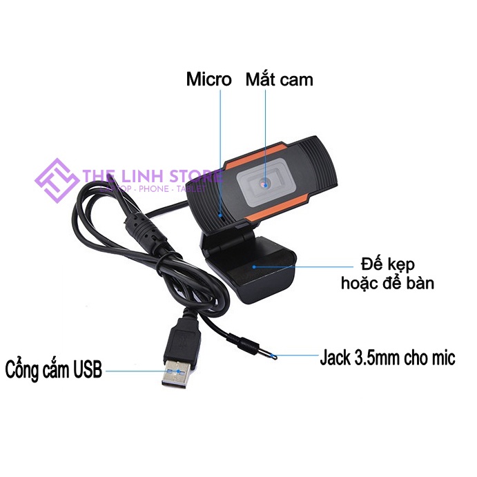  Webcam máy tính laptop có tích hợp Mic chất lượng HD - Hỗ trợ học trực tuyến | WebRaoVat - webraovat.net.vn