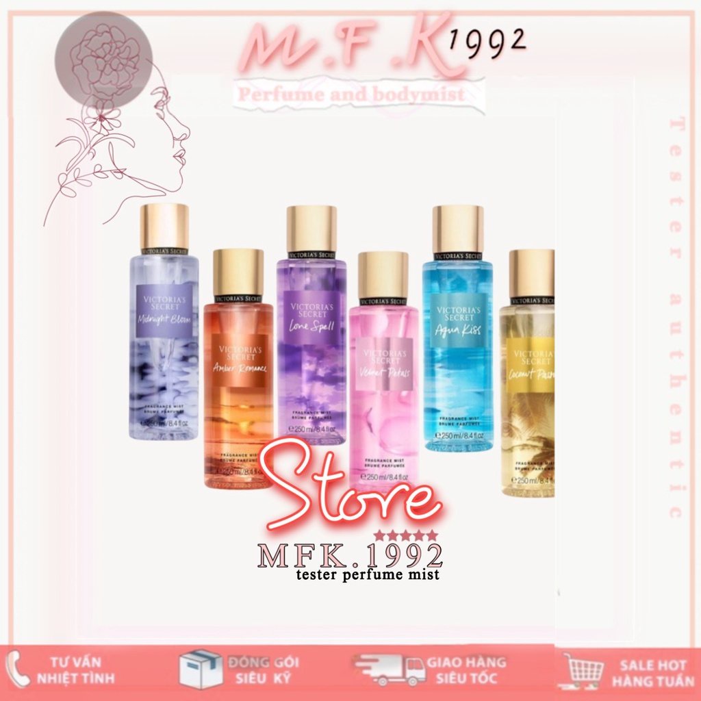 | MFKSTORE | Xịt thơm toàn thân bodymist Victoria's Secret các mùi -FreeShip