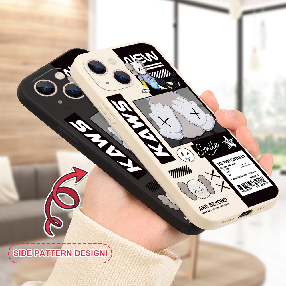 Ốp Điện Thoại Silicon Mềm Hình Gấu KAWS Cho Xiaomi Redmi 10 9T 9C Nf 9A 9 8A 8 6 6A NOTE 11 10 9 8 7 PRO 9S 4G 5G K20 PRO K30 30i