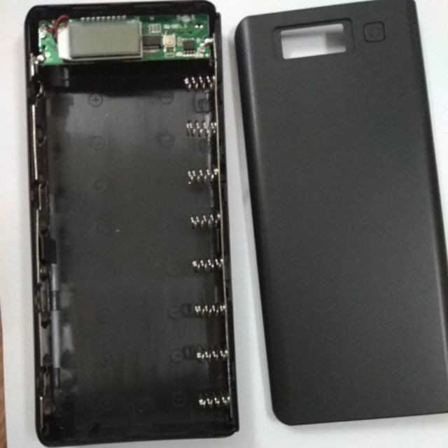 Khung 8 pin sạc dự phòng có LCD (chưa pin)