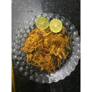 Gà khô lá chanh xé cay thơm ngon 250g
