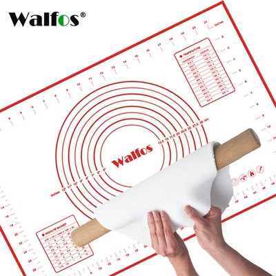 Đệm nhào bột WALFOS bằng silicone chống dính thực phẩm kích thước lớn