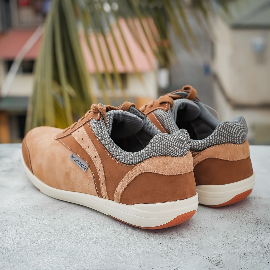 Giày da lộn nam thể thao nam thời trang sneaker da lộn cao cấp , siêu nhẹ mẫu mới nhất 2020 nâu fullsize 38-44