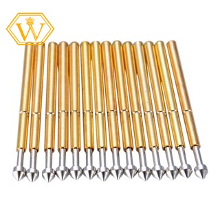 ☀stock now☀100Pcs Spring Test Probe Pogo Pin 1.3Mm Head 1.0Mm Thimble