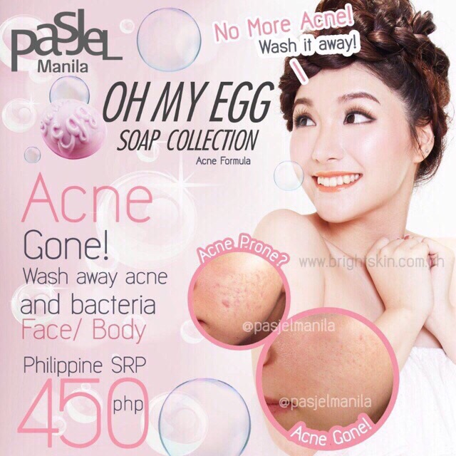 Xà Phòng mặt và body Pasjel Oh My Egg 80g | BigBuy360 - bigbuy360.vn