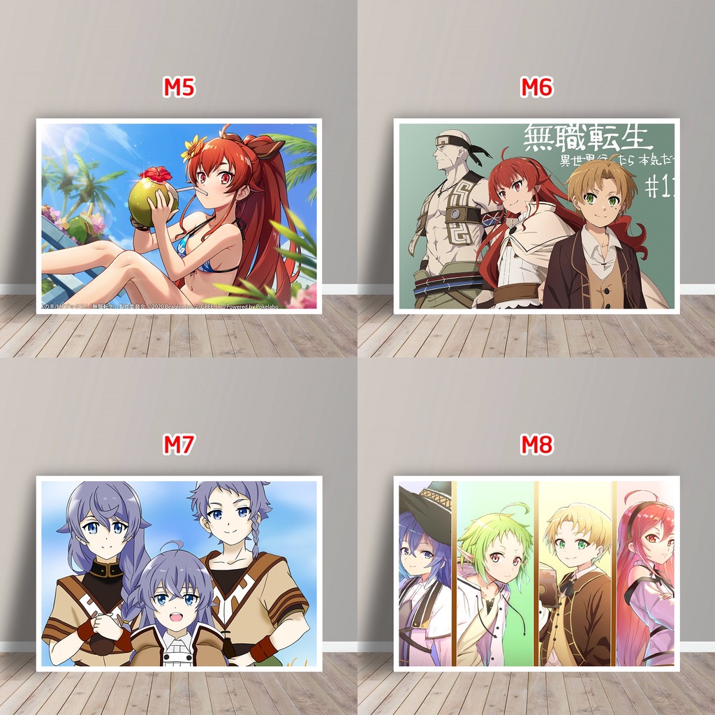 Tấm Postcard Cao Cấp Anime Mushoku Tensei