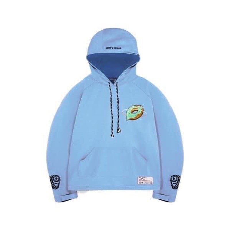 Áo hoodie donut xanh