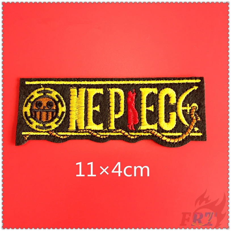 Set 5 Miếng Vá Nhiệt Dùng Trang Trí Áo Quần Hình Nhân Vật Trong Phim Hoạt Hình One Piece