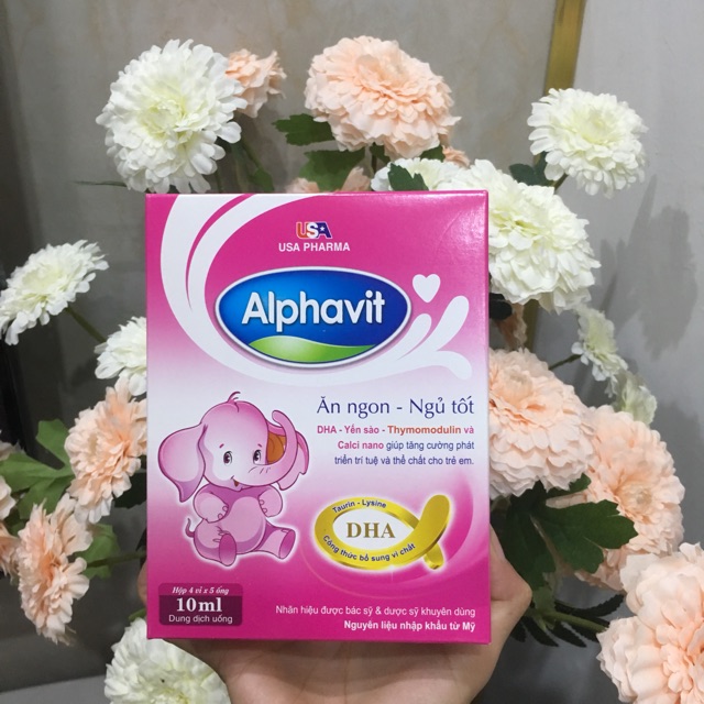 [CHÍNH HÀNG]Combo5 hộp ALPHAVIT ĂN NGON giúp bé ăn ngon ngủ tốt ,bé thông minh ,tăng cường miễn dịch cho bé