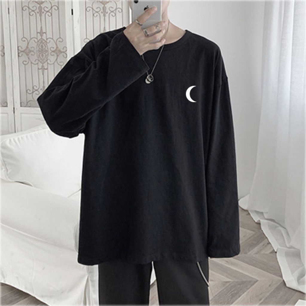 Áo Thun Nam Dài Tay Unisex. Áo thu đông trơn tay dài cổ tròn basic AT60