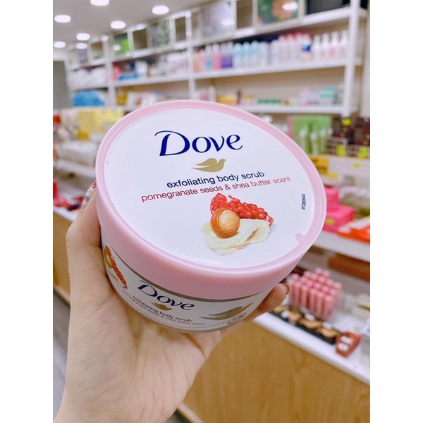 Tẩy da chết body dove lựu