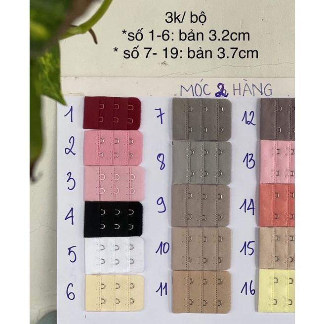 bộ móc cài áo ngực