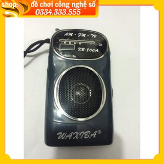 đài fm radio mini giá rẻ kèm pin