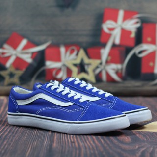 Giày Vss Old Skool Xanh Coban Nam