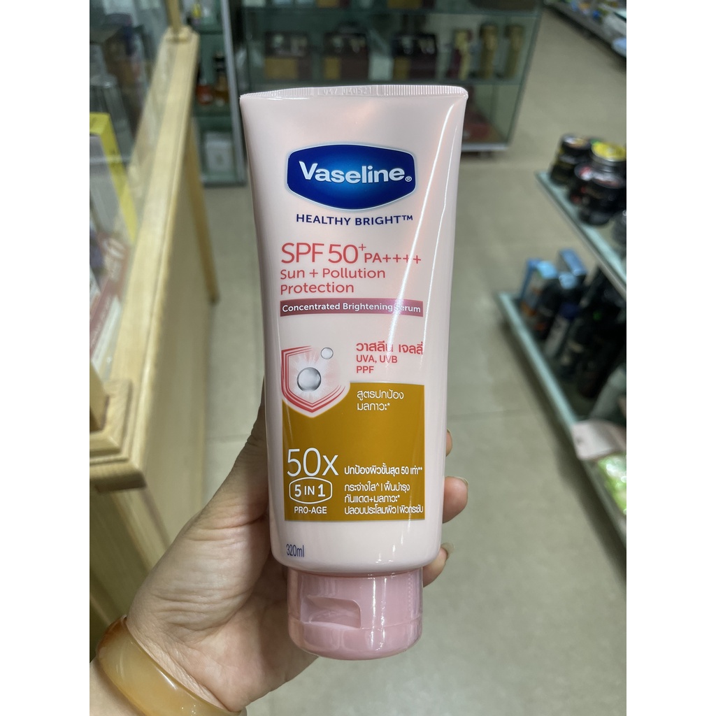 Sữa Dưỡng Thể Trắng Da Toàn Thân Chống Nắng Vaseline Healthy White Sun SPF 50+