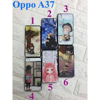 Ốp lưng in hình thời trang cho Oppo A37 Tặng kính cường lực