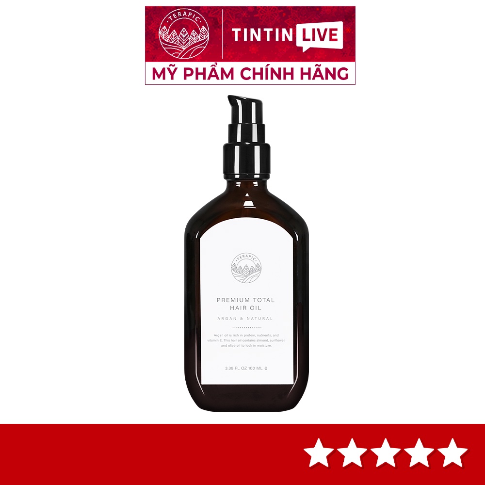 Tinh Dầu Dưỡng Tóc Chắc Khỏe TERAPIC Premium Total Hair Oil