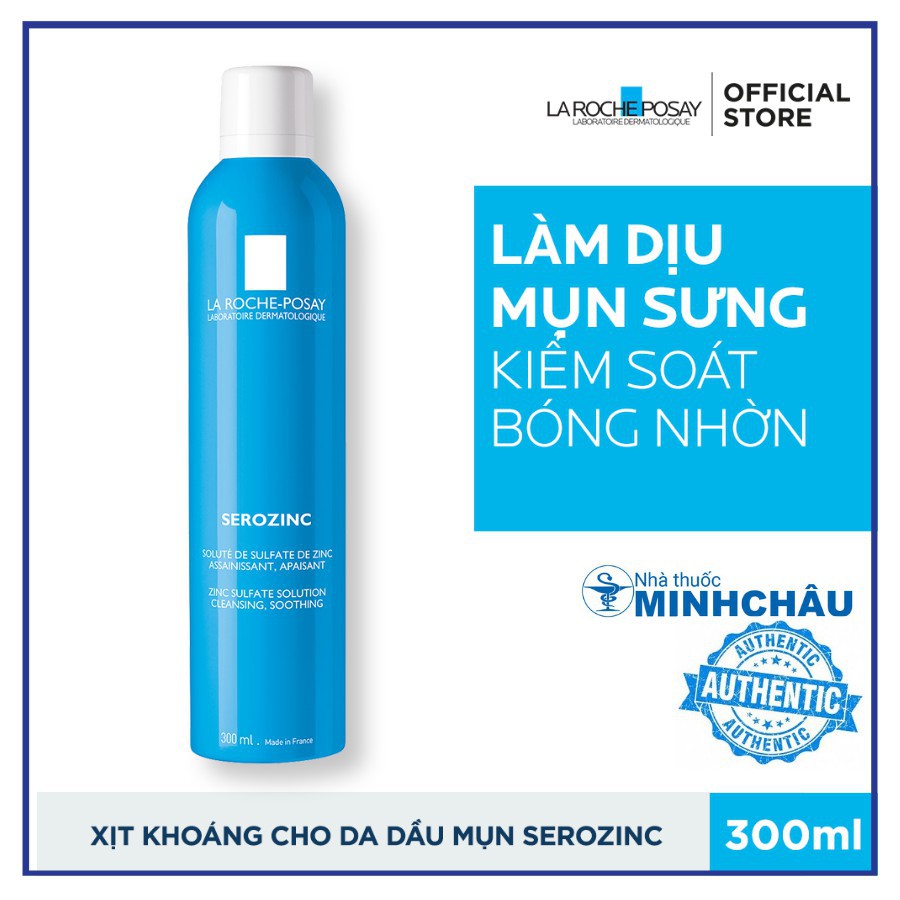 {NỘI ĐỊA PHÁP} Nước khoáng giúp làm sạch & làm dịu da La Roche-Posay Serozinc 300ml