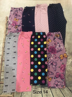 4 Quần Legging Lửng Size 24kg -42kg