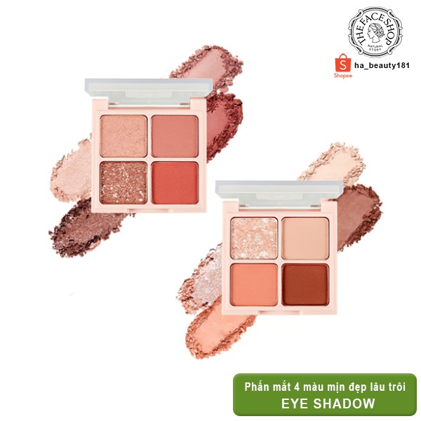 [THE FACE SHOP_Auth] Phấn mắt 4 màu fmgt Quad Eye Shadow Palette TFSN20