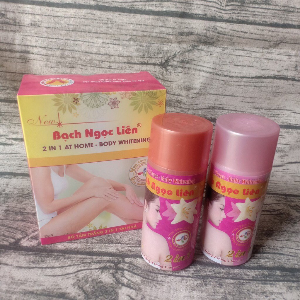 Tắm Trắng Bạch Ngọc Liên 2in1 at home