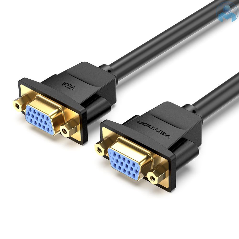 Cáp Mở Rộng Vention Dahbf Vga 1080p Mạ Vàng Dài 1m Cho Màn Hình Máy Chiếu