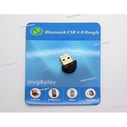 [USB Bluetooth CSR 4.0] - Thiết bị bổ sung bluetooth cho máy tính laptop / PC