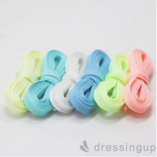 D❃♪6 cặp dây giày đàn hồi thể thao huỳnh quang có độ dài khác nhau