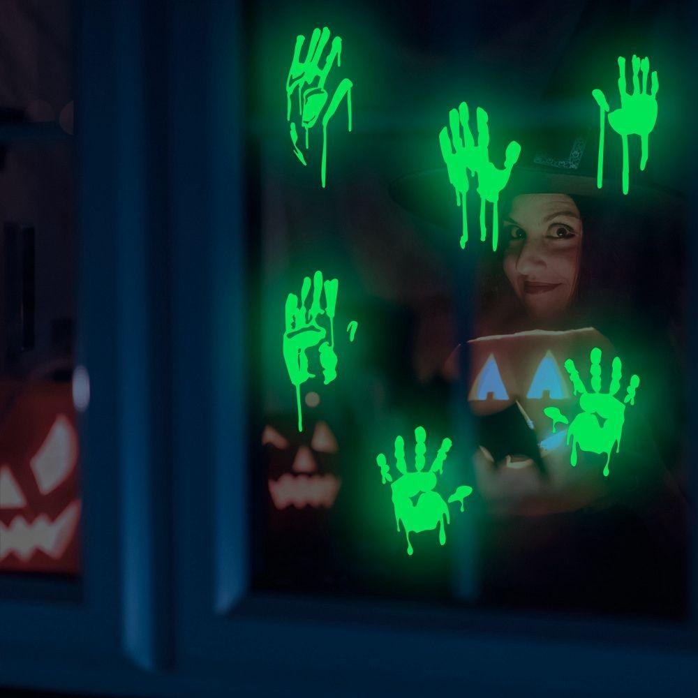 Giấy Dán Tường Tự Dính Họa Tiết Dấu Chân Trang Trí Nhà Cửa DIY