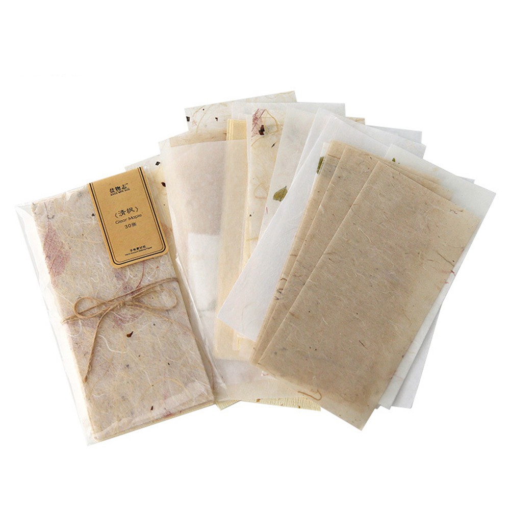 Set 30 Giấy Làm Đồ Thủ Công Phong Cách Vintage
