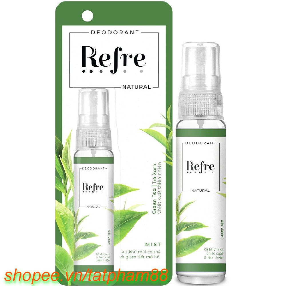 Xịt Khử Mùi Refre 30Ml Dưỡng Sáng Da Với Nhiều Hương Thơm Giúp Bạn Dễ Lựa Chọn Hơn, tatpham88 Chất Lượng Tạo Nên Niềm Ti