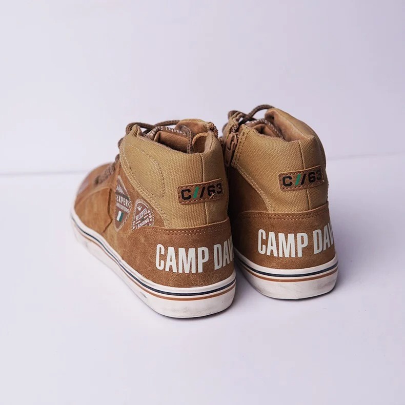 Giày Sneakers cao cổ nam xuất dư xịn - Nâu 2111699